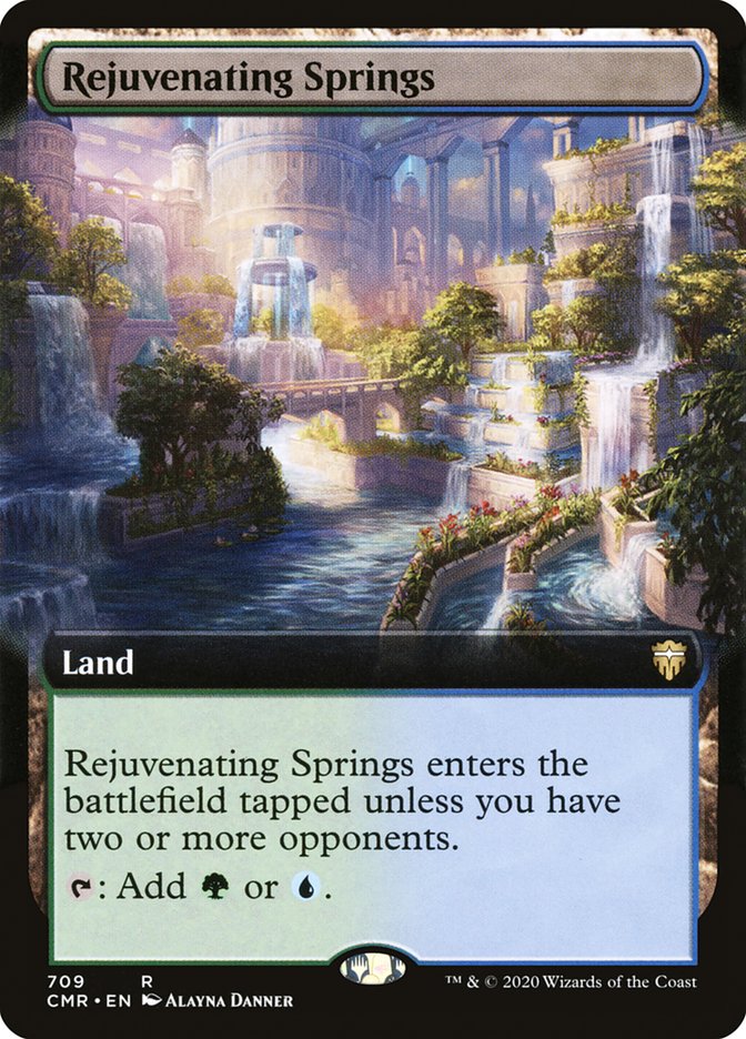 Rejuvenating Springs (Extended Art) [Commander Legends] | Shuffle n Cut Hobbies & Games