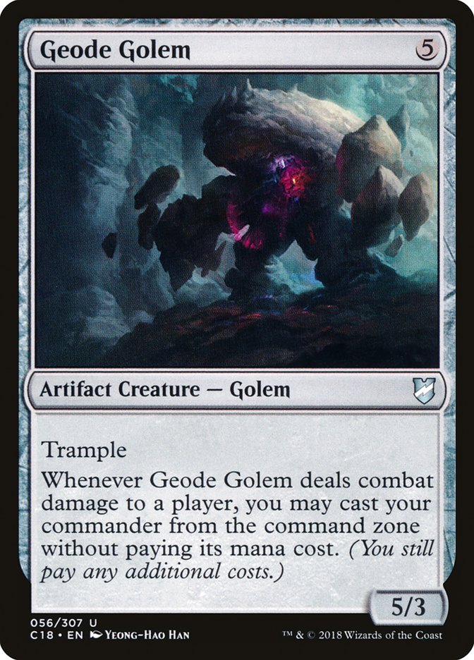 Geode Golem [Commander 2018] | Shuffle n Cut Hobbies & Games