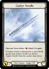 Zephyr Needle [CRU052] 1st Edition Normal | Shuffle n Cut Hobbies & Games