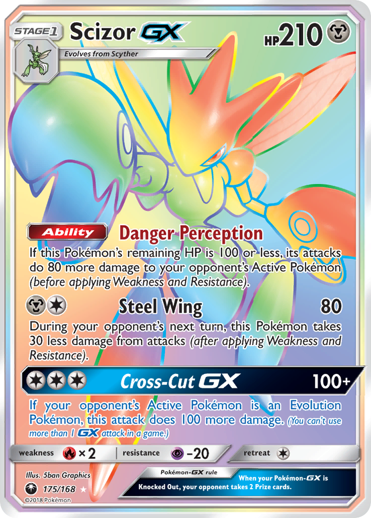 Scizor GX (175/168) [Sun & Moon: Celestial Storm] | Shuffle n Cut Hobbies & Games