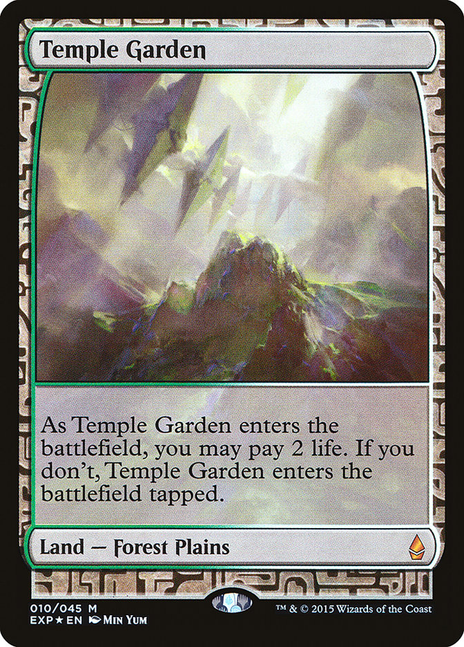 Temple Garden [Zendikar Expeditions] | Shuffle n Cut Hobbies & Games