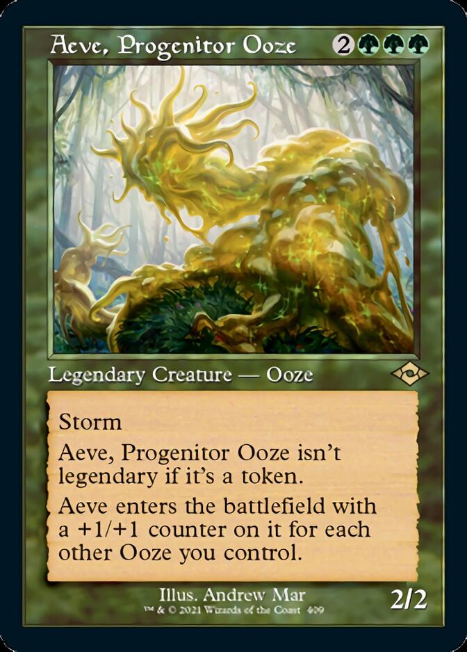 Aeve, Progenitor Ooze (Retro Foil Etched) [Modern Horizons 2] | Shuffle n Cut Hobbies & Games