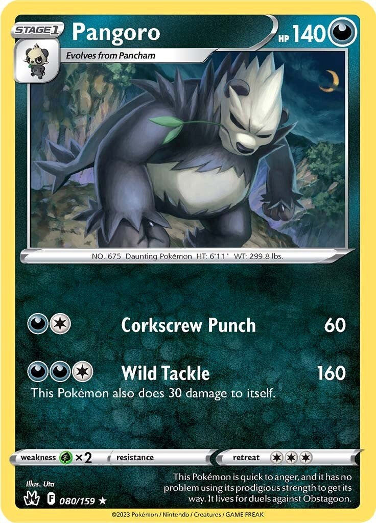 Pangoro (080/159) [Sword & Shield: Crown Zenith] | Shuffle n Cut Hobbies & Games