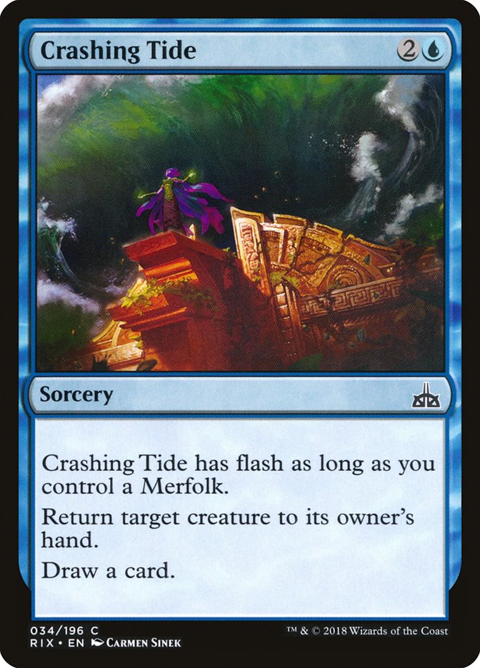 Crashing Tide [Rivals of Ixalan] | Shuffle n Cut Hobbies & Games