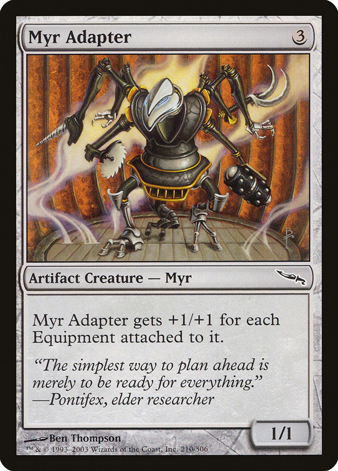 Myr Adapter [Mirrodin] | Shuffle n Cut Hobbies & Games