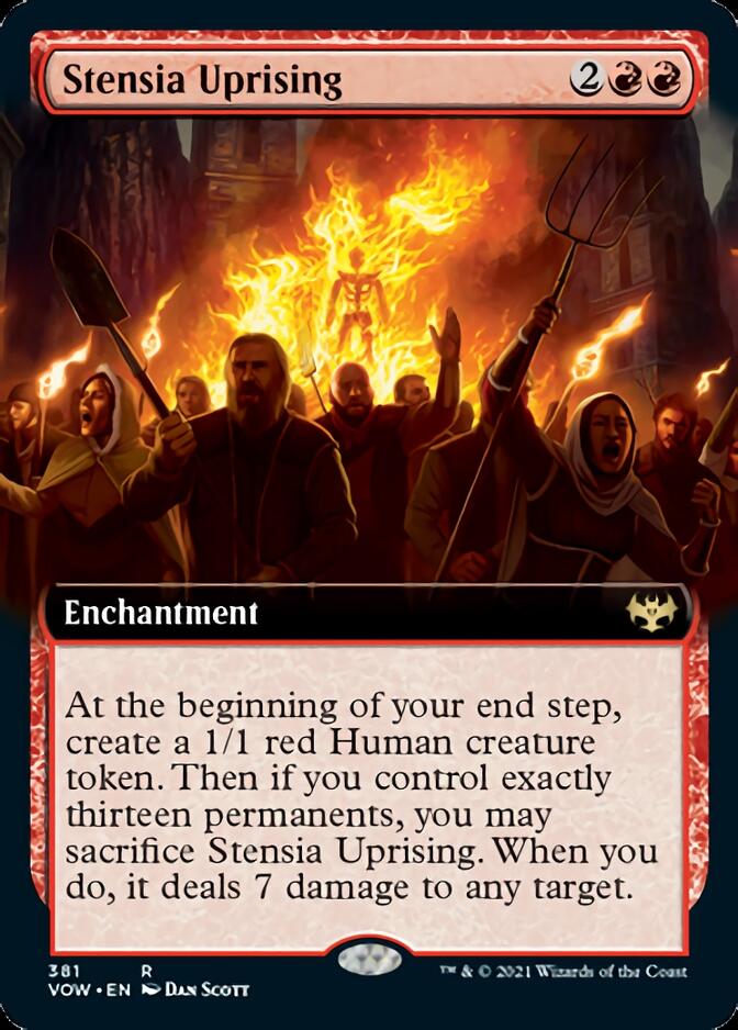 Stensia Uprising (Extended Art) [Innistrad: Crimson Vow] | Shuffle n Cut Hobbies & Games