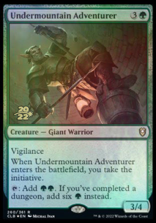 Undermountain Adventurer [Commander Legends: Battle for Baldur's Gate Prerelease Promos] | Shuffle n Cut Hobbies & Games