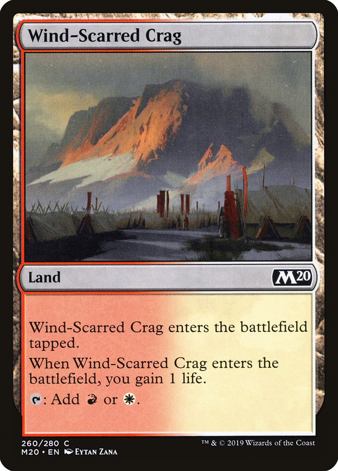 Wind-Scarred Crag [Core Set 2020] | Shuffle n Cut Hobbies & Games