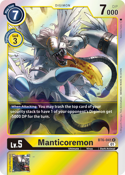 Manticoremon [BT6-041] [Double Diamond] | Shuffle n Cut Hobbies & Games