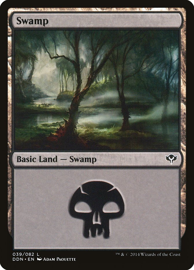 Swamp (39) [Duel Decks: Speed vs. Cunning] | Shuffle n Cut Hobbies & Games