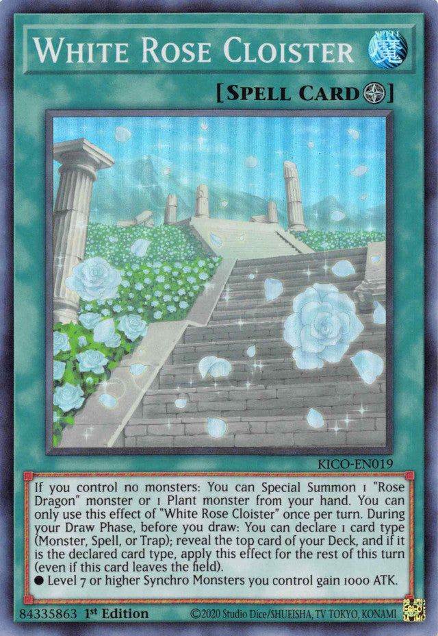 White Rose Cloister (Super Rare) [KICO-EN019] Super Rare | Shuffle n Cut Hobbies & Games