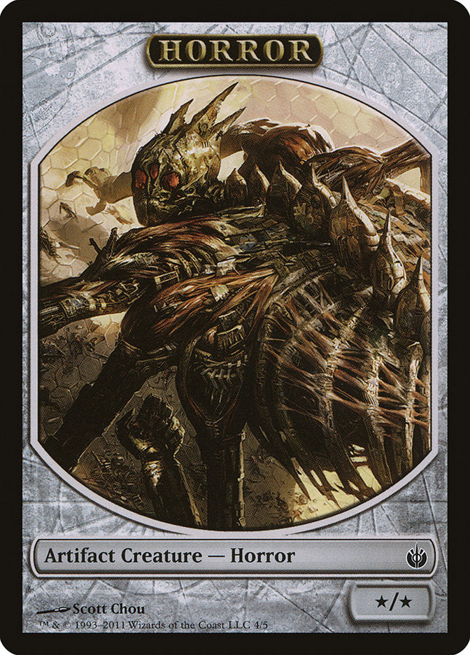 Horror Token [Mirrodin Besieged Tokens] | Shuffle n Cut Hobbies & Games