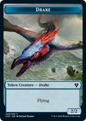 Drake // Insect (018) Double-Sided Token [Commander 2020 Tokens] | Shuffle n Cut Hobbies & Games