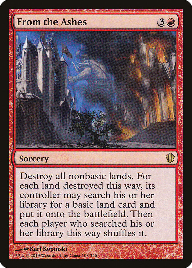 From the Ashes [Commander 2013] | Shuffle n Cut Hobbies & Games