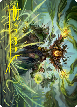Witherbloom Command Art Card (Gold-Stamped Signature) [Strixhaven: School of Mages Art Series] | Shuffle n Cut Hobbies & Games