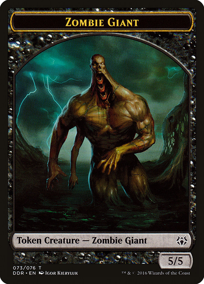Zombie Giant Token [Duel Decks: Nissa vs. Ob Nixilis] | Shuffle n Cut Hobbies & Games