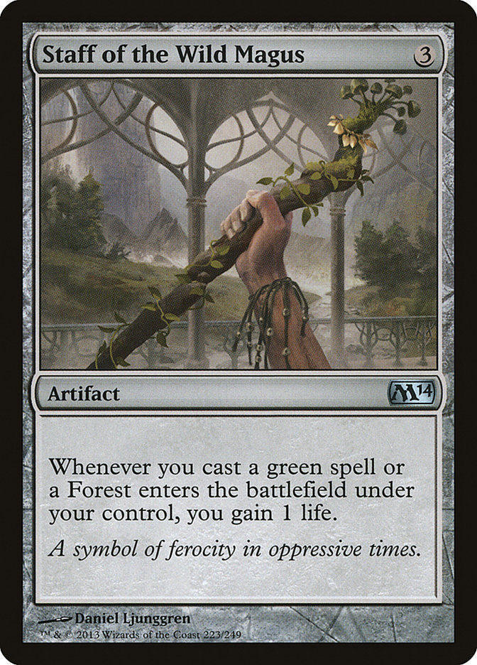 Staff of the Wild Magus [Magic 2014] | Shuffle n Cut Hobbies & Games