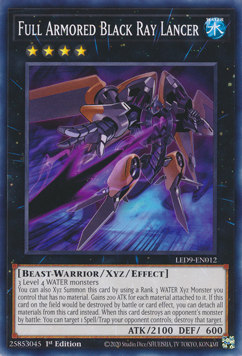 Full Armored Black Ray Lancer [LED9-EN012] Common | Shuffle n Cut Hobbies & Games