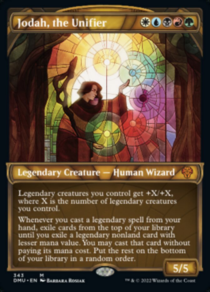 Jodah, the Unifier (Showcase Textured) [Dominaria United] | Shuffle n Cut Hobbies & Games