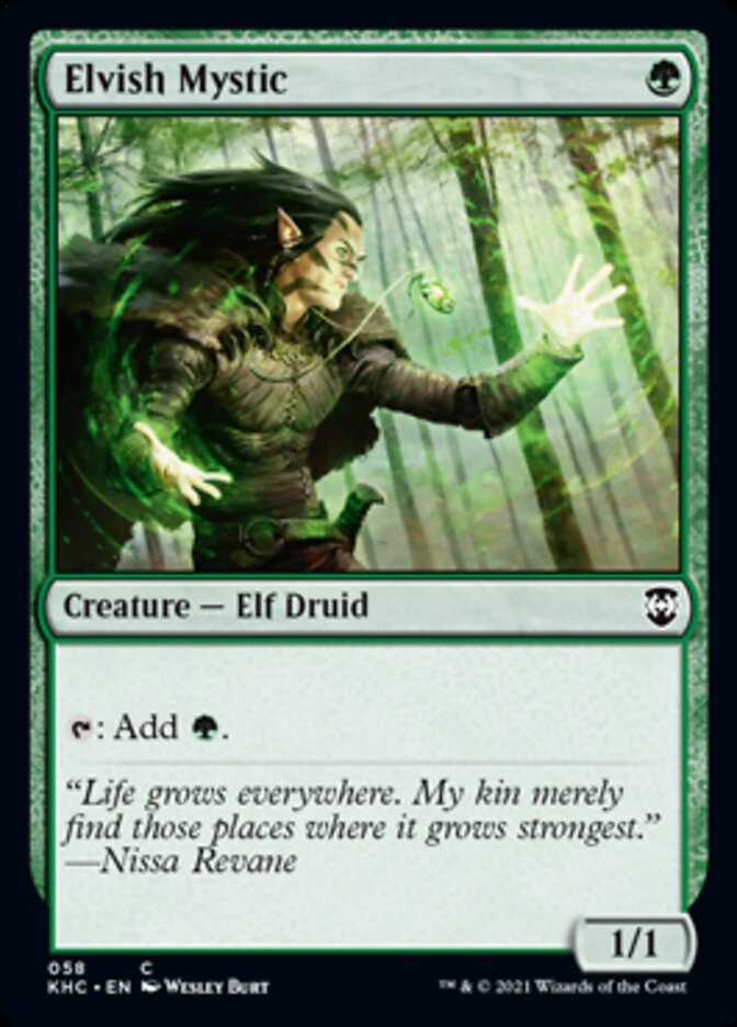 Elvish Mystic [Kaldheim Commander] | Shuffle n Cut Hobbies & Games