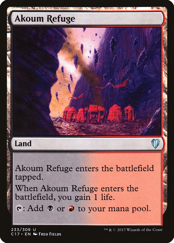 Akoum Refuge [Commander 2017] | Shuffle n Cut Hobbies & Games