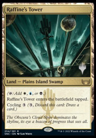 Raffine's Tower (Promo Pack) [Streets of New Capenna Promos] | Shuffle n Cut Hobbies & Games