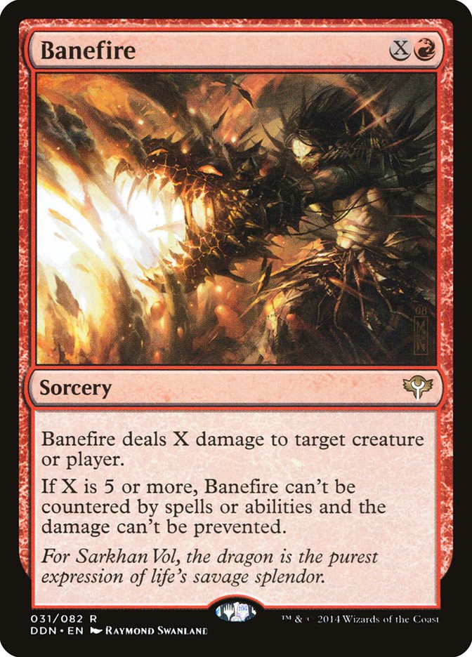 Banefire [Duel Decks: Speed vs. Cunning] | Shuffle n Cut Hobbies & Games