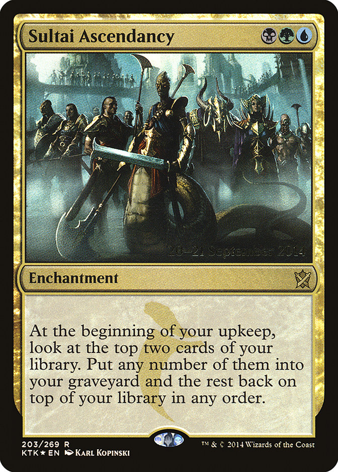 Sultai Ascendancy [Khans of Tarkir Prerelease Promos] | Shuffle n Cut Hobbies & Games