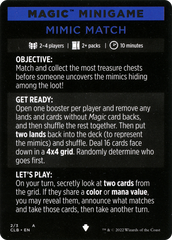 Mimic Match (Magic Minigame) [Commander Legends: Battle for Baldur's Gate Minigame] | Shuffle n Cut Hobbies & Games