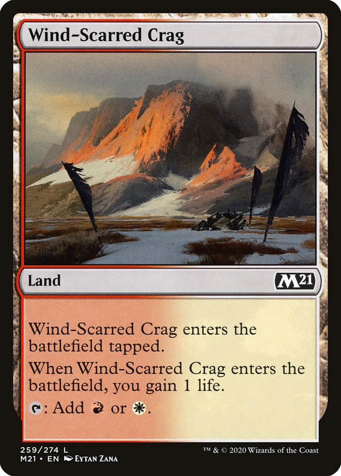 Wind-Scarred Crag [Core Set 2021] | Shuffle n Cut Hobbies & Games