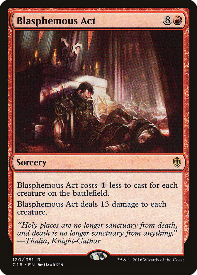 Blasphemous Act [Commander 2016] | Shuffle n Cut Hobbies & Games