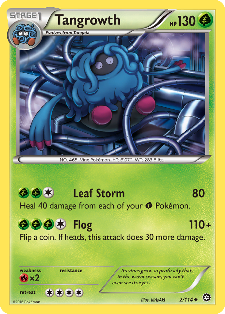Tangrowth (2/114) [XY: Steam Siege] | Shuffle n Cut Hobbies & Games