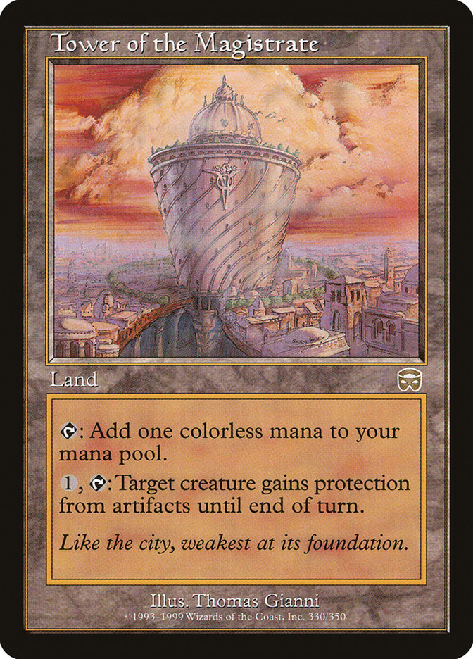 Tower of the Magistrate [Mercadian Masques] | Shuffle n Cut Hobbies & Games