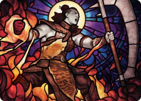 Garna, Bloodfist of Keld Art Card [Dominaria United Art Series] | Shuffle n Cut Hobbies & Games