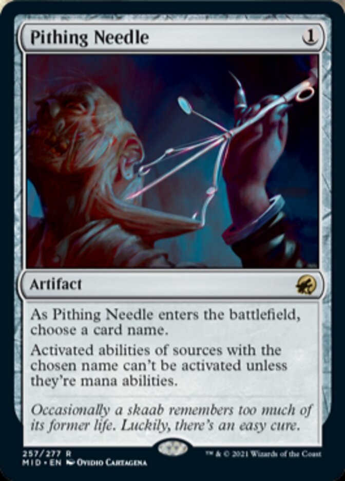 Pithing Needle [Innistrad: Midnight Hunt] | Shuffle n Cut Hobbies & Games