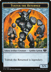 Daretti, Scrap Savant Emblem // Tuktuk the Returned Double-Sided Token [Commander 2014 Tokens] | Shuffle n Cut Hobbies & Games