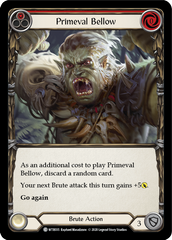 Primeval Bellow (Red) [U-WTR035] (Welcome to Rathe Unlimited)  Unlimited Rainbow Foil | Shuffle n Cut Hobbies & Games
