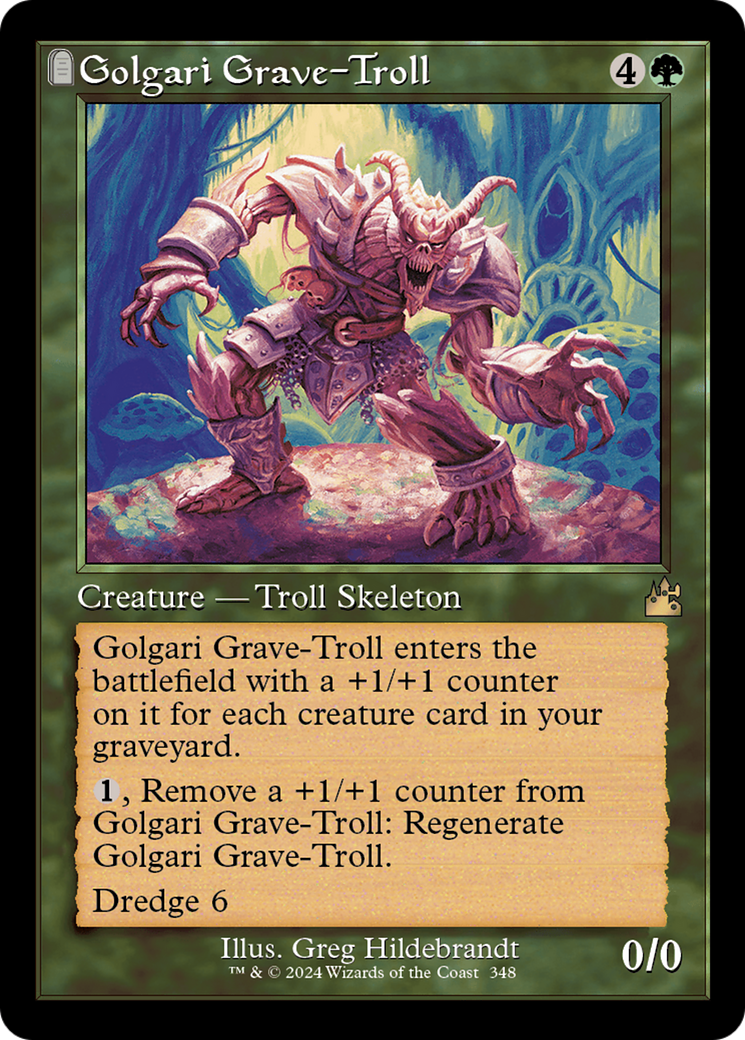 Golgari Grave-Troll (Retro Frame) [Ravnica Remastered] | Shuffle n Cut Hobbies & Games
