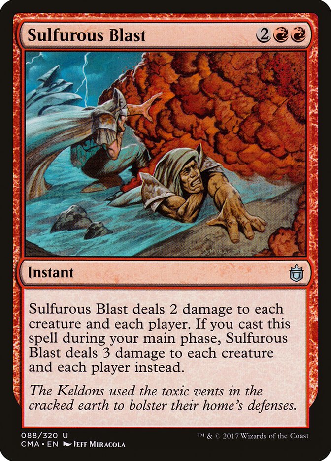 Sulfurous Blast [Commander Anthology] | Shuffle n Cut Hobbies & Games