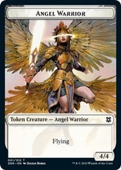 Angel Warrior // Construct Double-Sided Token [Zendikar Rising Tokens] | Shuffle n Cut Hobbies & Games