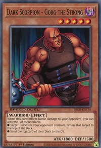 Dark Scorpion - Gorg the Strong [SBCB-EN155] Common | Shuffle n Cut Hobbies & Games