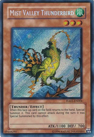 Mist Valley Thunderbird [HA01-EN004] Secret Rare | Shuffle n Cut Hobbies & Games