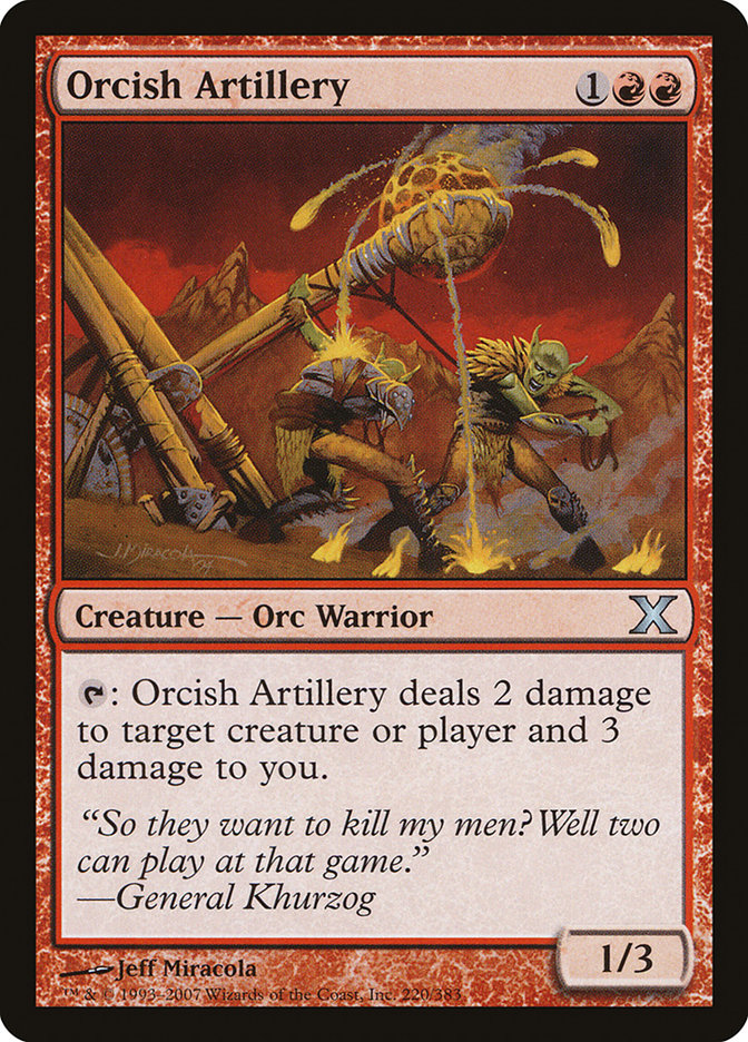 Orcish Artillery [Tenth Edition] | Shuffle n Cut Hobbies & Games