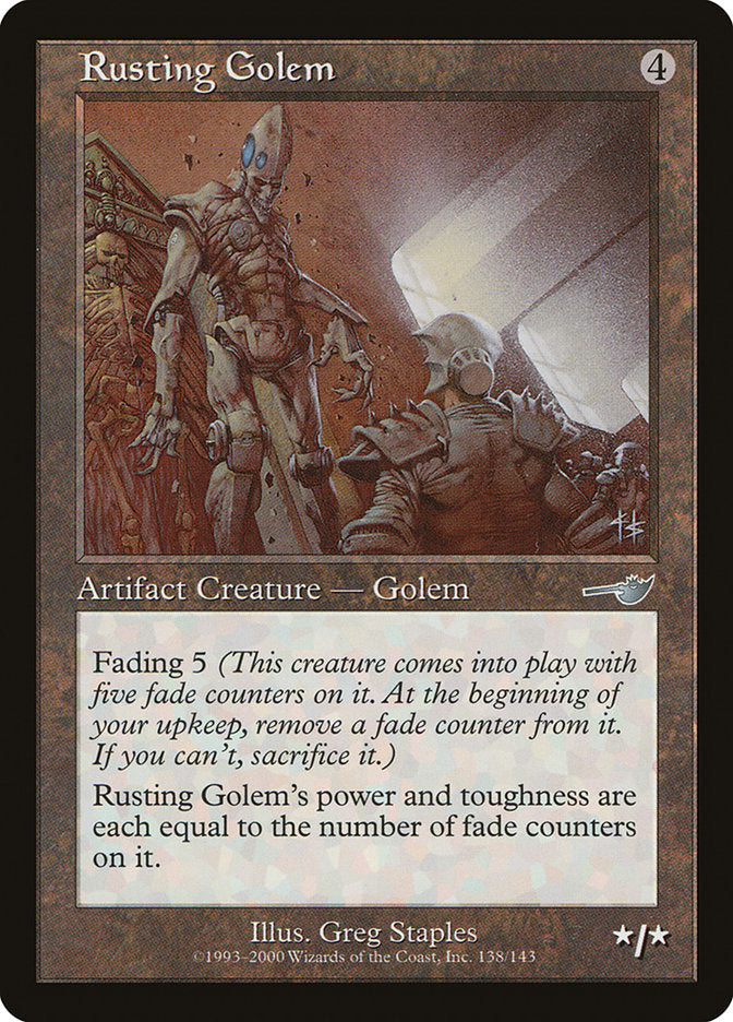 Rusting Golem [Nemesis] | Shuffle n Cut Hobbies & Games