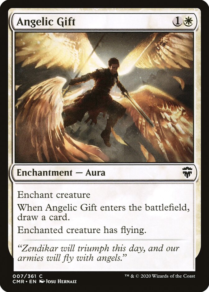 Angelic Gift [Commander Legends] | Shuffle n Cut Hobbies & Games
