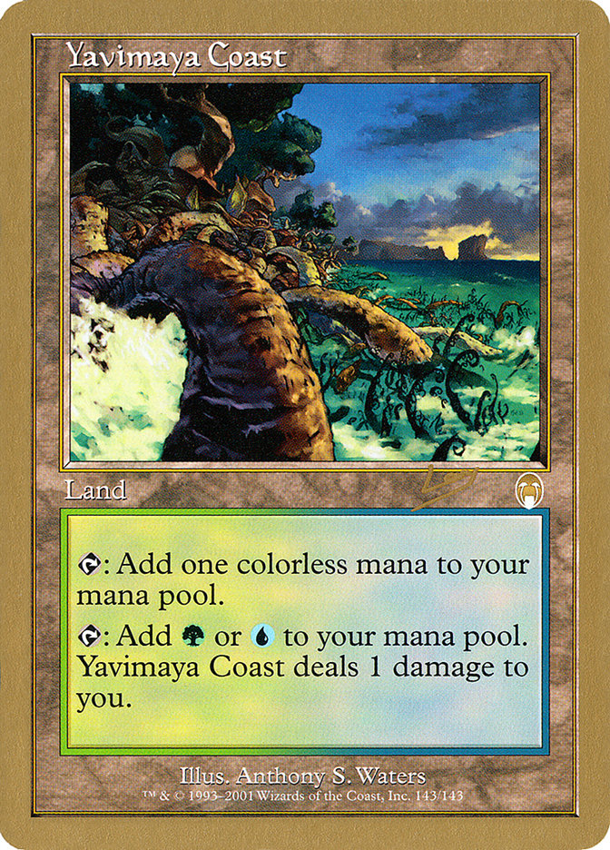 Yavimaya Coast (Raphael Levy) [World Championship Decks 2002] | Shuffle n Cut Hobbies & Games