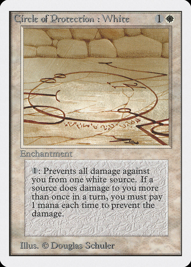 Circle of Protection: White [Unlimited Edition] | Shuffle n Cut Hobbies & Games