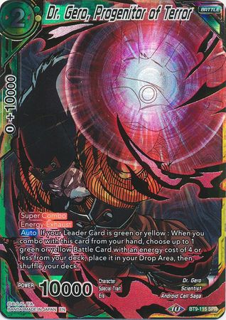 Dr. Gero, Progenitor of Terror (SPR) [BT9-115] | Shuffle n Cut Hobbies & Games