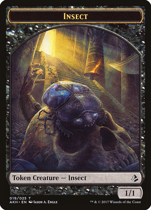 Labyrinth Guardian // Insect Double-Sided Token [Amonkhet Tokens] | Shuffle n Cut Hobbies & Games