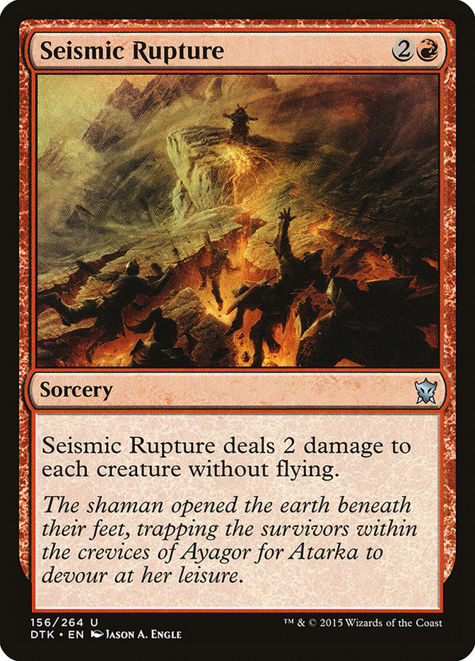 Seismic Rupture [Dragons of Tarkir] | Shuffle n Cut Hobbies & Games